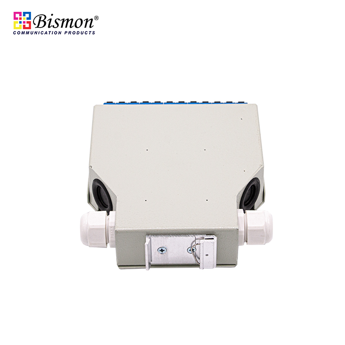 DIN-Rail 12 Core Wall Box fiber optic+SC Adapter Single-mode Simplex